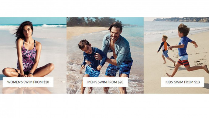 50% Off Swimwear, 30% Off All Else + Up to 60% Off Clearance @ Lands' End