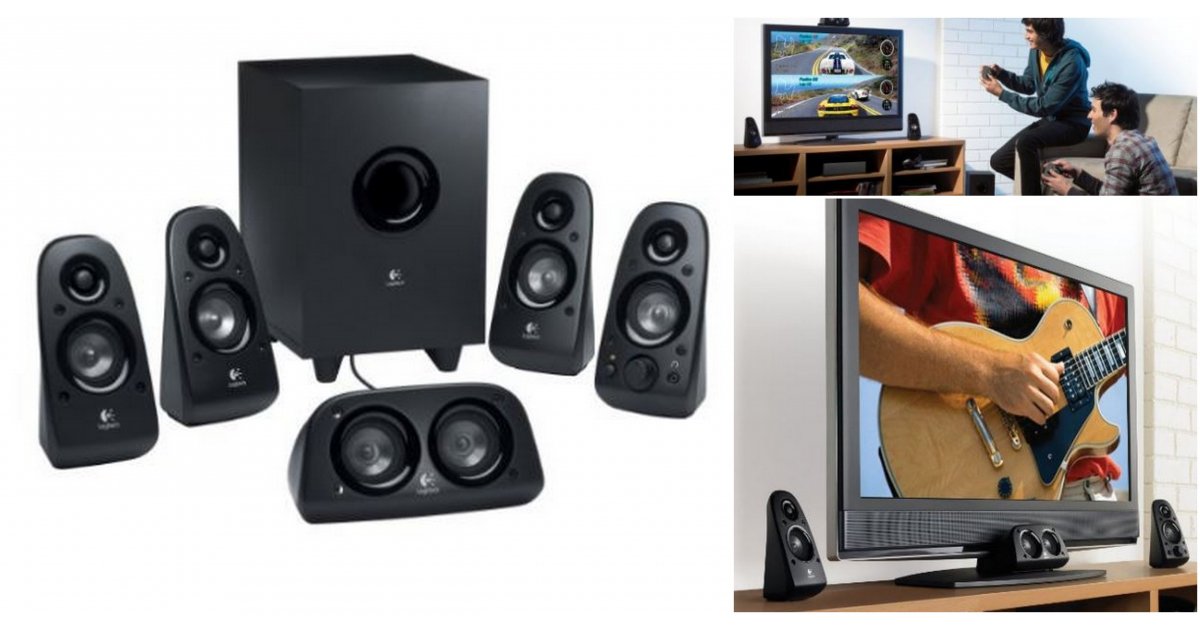 Heart Pounding Sound Logitech Surround Sound Speakers Z506, 108