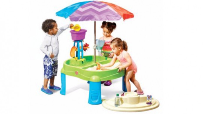 Step 2 Splash & Scoop Bay Play Set With Umbrella $54 with Code @ Sears