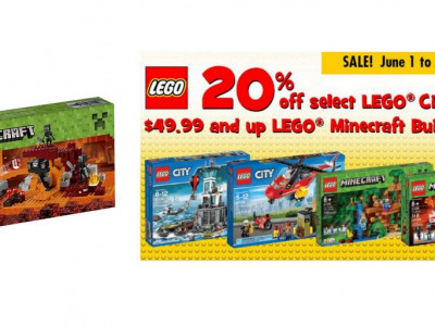 20% Off Selected LEGO Toys R Us