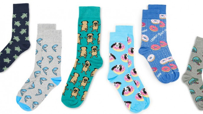 Adorable Topman Socks 3 Pairs For $18 @ The Bay