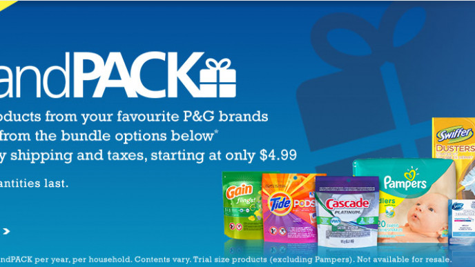 Try NEW P&G brandPACK from $4.99 Shipped!