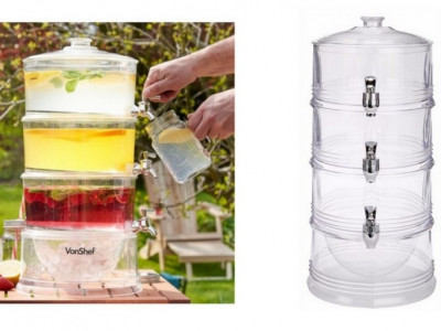 Party On With 3 Tier Beverage Dispenser! 