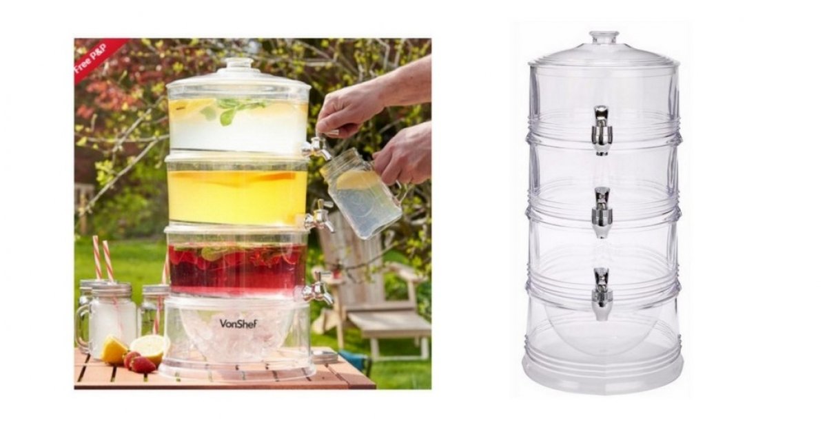 3Tiered Beverage Dispenser 40 Canadian Tire