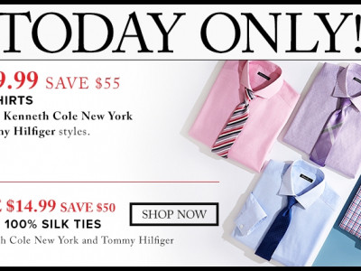 Shirts & Ties From $15 @ The Bay