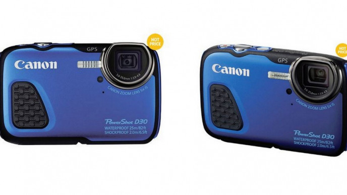 $240 After Save $110 - Canon PowerShot D30 12.1 MP Camera @ The Source