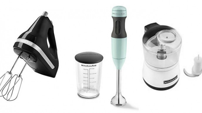 Half Price KitchenAid Choppers, Mixers & Blenders with Code @ Hudson's Bay