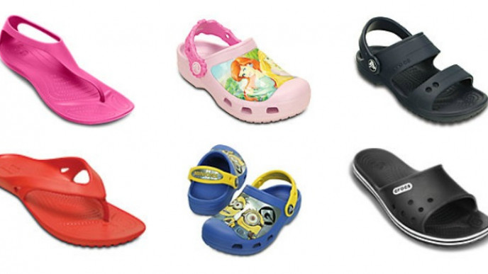 Sandals, Flips and Clogs from $15 with 50% off @ Crocs