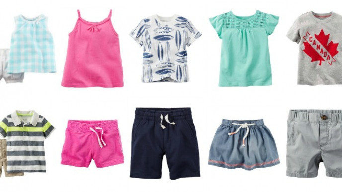 Tops from $3 with Extra 25% off Clearance @ Carter's