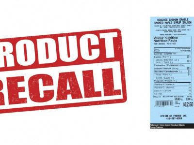 RECALL! Atkins&Frères SmokedMapleSyrupSalmon