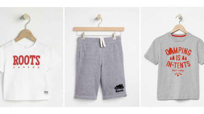 Tees from $6.65 with Extra 25% off Kids' Sale & 20% off Adults' & Free Shipping @ Roots