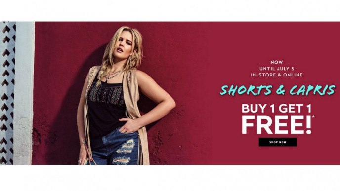 Select Reg. Priced Shorts,Tees & Capris BOGO @ Addition Elle