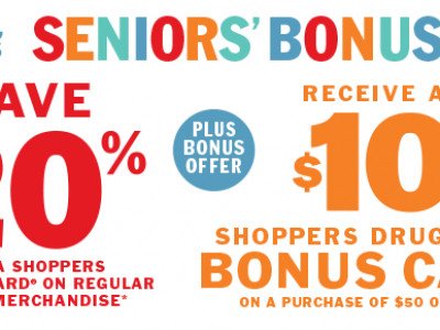 Free $10 Gift Card With $50 @ Shoppers