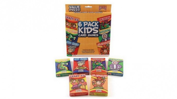 Bicycle Classic Kids Cards Games, 6 Games For $10.54 Incl. Shipping @ Amazon.ca Marketplace