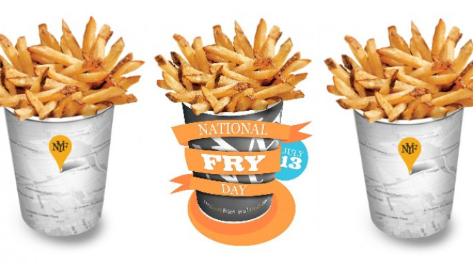 Free Fries On National Fry Day @ New York Fries Canada