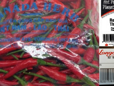 RECALL-Chili Peppers/Red Thai Chili Peppers
