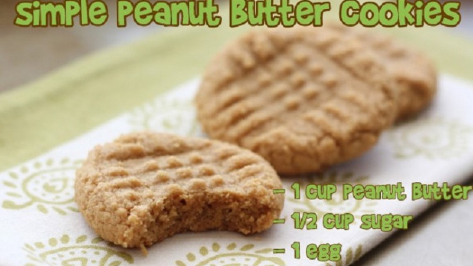 Easiest Peanut Butter Cookie Recipe Ever