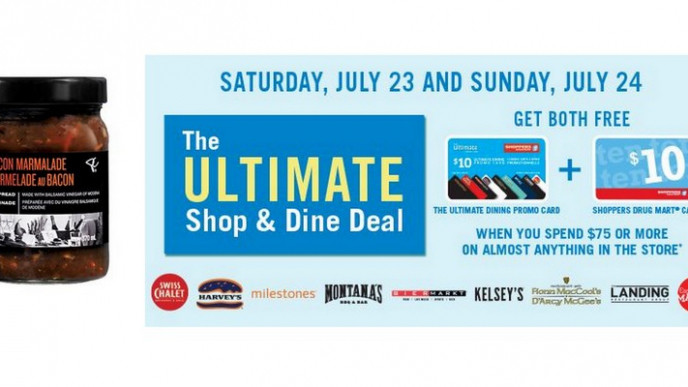 2 x $10 Gift Cards W/$75 Purchase @ Shopper's Drug Mart 