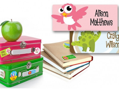 80% Off Children's Name Labels For Back To School From $5 @ Groupon