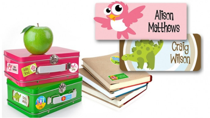 80% Off Children's Name Labels For Back To School From $5 @ Groupon