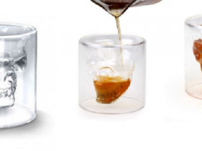 Crystal Skull Shot Glass, $5