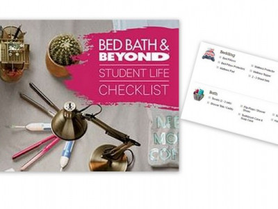 Campus Checklist! Print This Out @ Bed Bath & Beyond