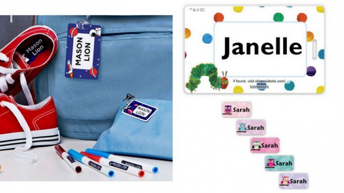 Label School Gear With Found-It Tracking System @ Oliver's Labels