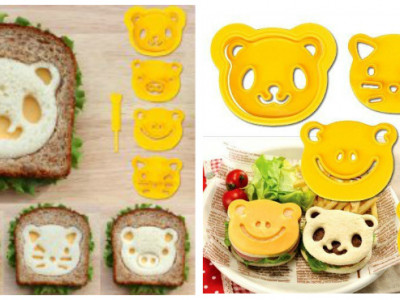 Cute Animal Friends Sandwich Cutters