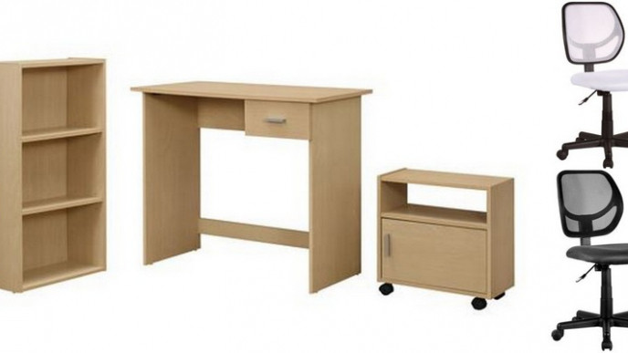 Student Chair, $60, Desk/Bookcase/Mobile Storage Cabinet $110 @ Best Buy Canada