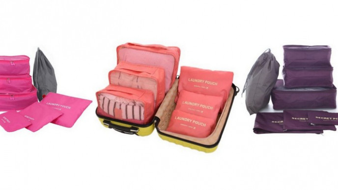 Entire Packing Cube Set W/Laundry Bags, $17.99 @ Amazon.ca