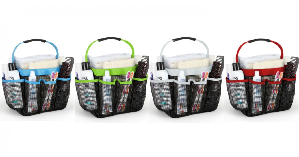 Off to the Dorm? Mesh Shower Caddie 11 Amazon