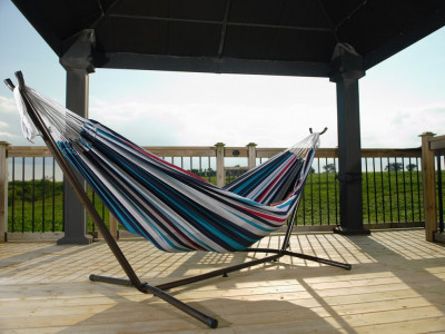 Double Hammock & Stand $110 Shipped
