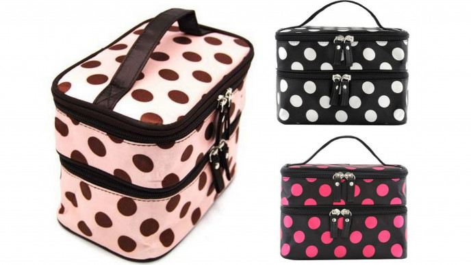 Dual Layer (Day/Evening Wear) Makeup bag $6.59 Includes Shipping @ Amazon.ca