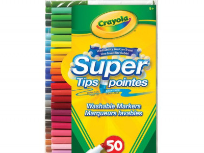 50 Crayola Super Tip Markers $5 From $10 @ Giant Tiger