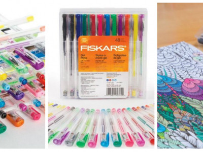 48 Colourful Fiskars Gel Pens, 48 Pack for $18 @ Amazon.ca