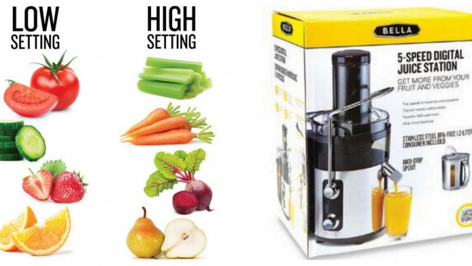 Bella 5 Speed Digital Juicer $19 @ Giant Tiger
