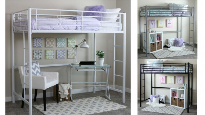 Metal Loft Bed, $243.99 W/Free Shipping @ Wayfair.ca