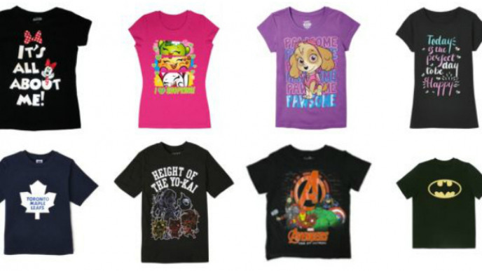 $3 Character & Graphic Tees @ Sears