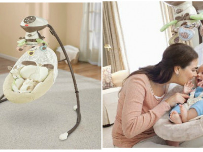 My Little Snugabunny Swing $100 @ Amazon