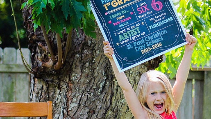 First Day of School Sign From $16 @ Etsy.ca