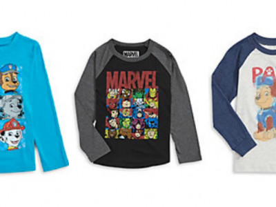 Licensed Tees from $12.74 Shipped @ The Bay