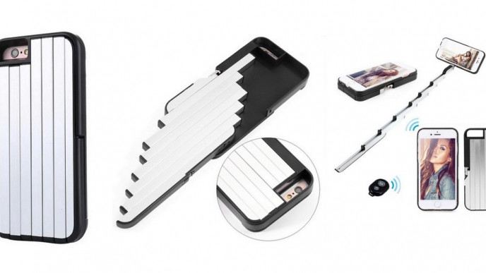 Dual Purpose iPhone Case/Retractable Selfie Stick $26 @ Amazon.ca Marketplace