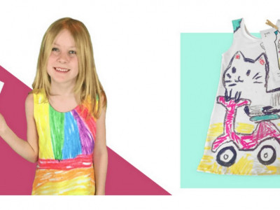 Your Child's Artwork On A Dress