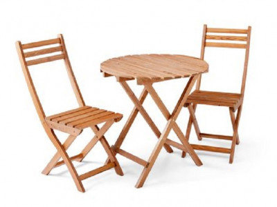 3 Piece Wood Bistro Set $67