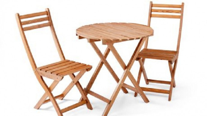 HomeTrends 3 Piece Wood Bistro Set $67 Shipped @ Walmart.ca