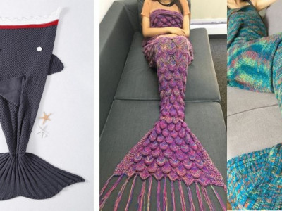 Mermaid Tail Blankets $10 and up