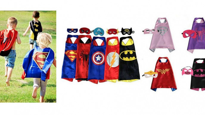 Halloween Superhero Capes & Masks 4 pack from $21.99 @ Amazon.ca