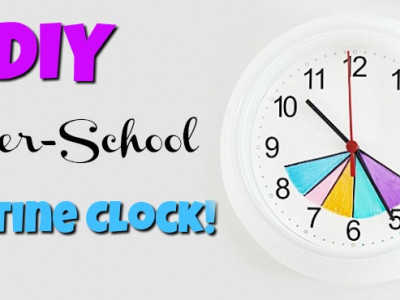 DIY After School Routine Clock