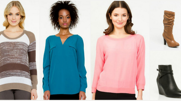 $5 Tops + Shoes & Bags from $20 @ Le Chateau