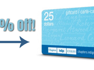 20% Off Chapters Indigo Gift Cards